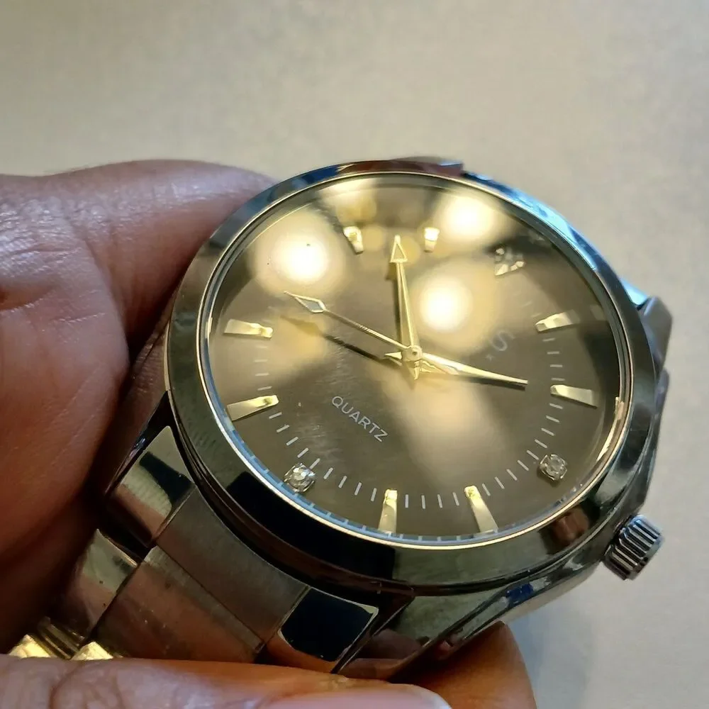 Jones New York Men's Watch Black Dial Silver Tone Bracelet JNYW2419M 41mm